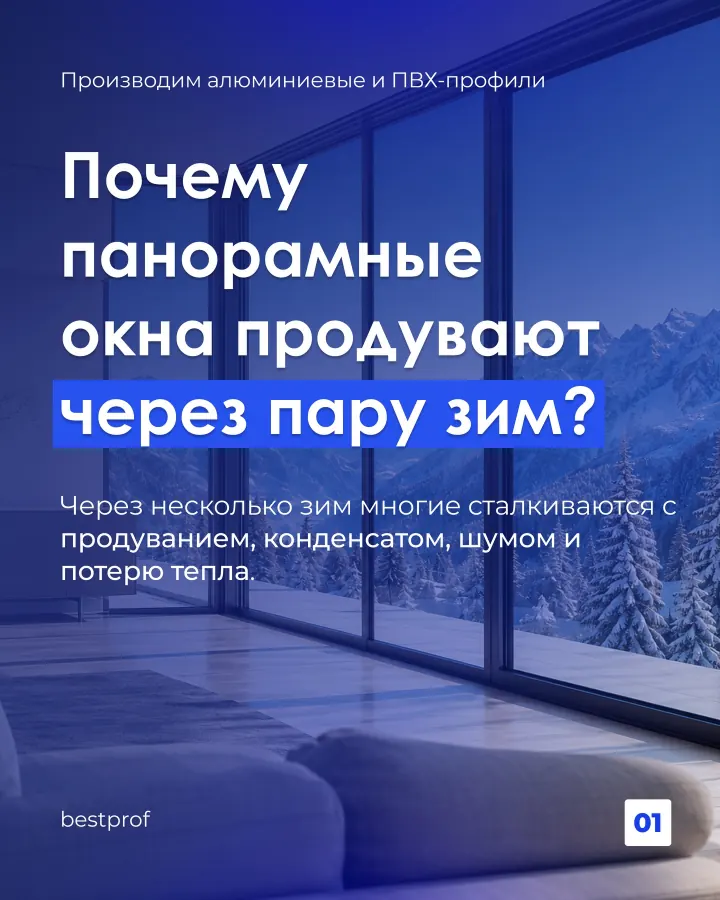 Обложка BestProf о панорамных окнах